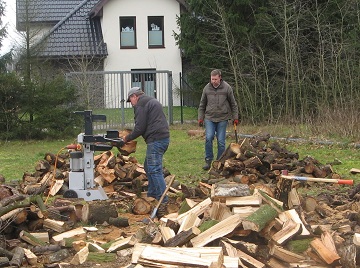 Brennholz für das Backhaus